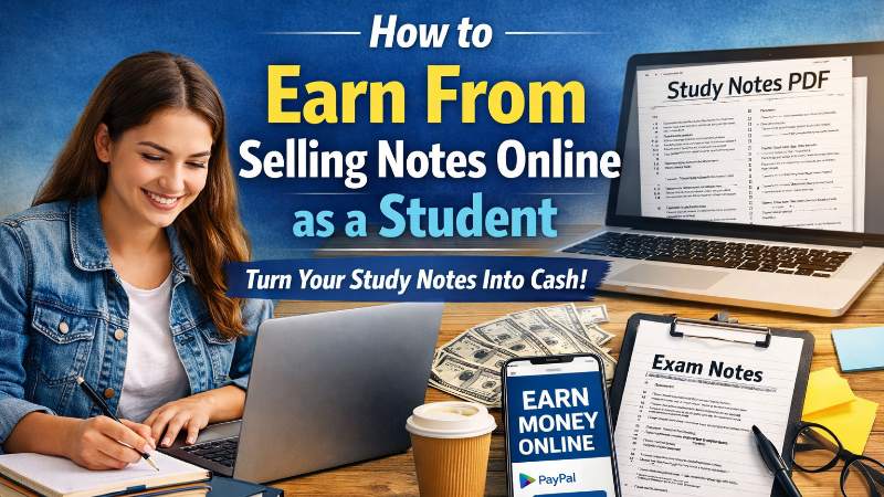 How to Earn From Selling Notes Online as a Student