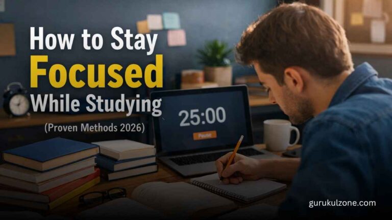 How to Stay Focused While Studying