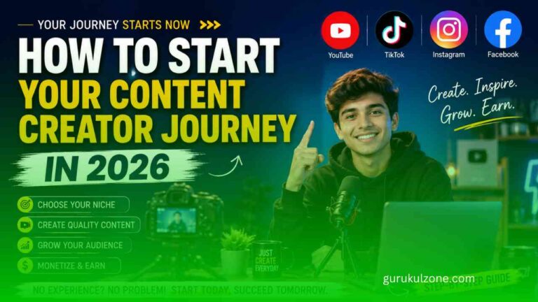 How to Start Your Content Creator Journey in 2026