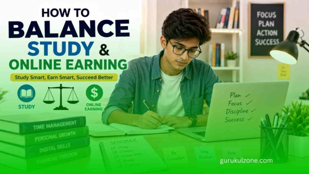 How to Balance Study and Online Earning